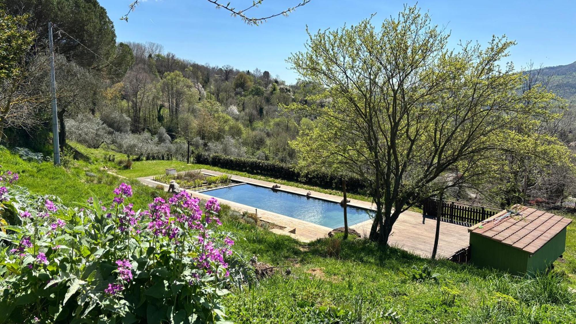 Tenda Glamping Vista Sulla Valle - Podere Di Maggio Santa Fiora Exterior foto