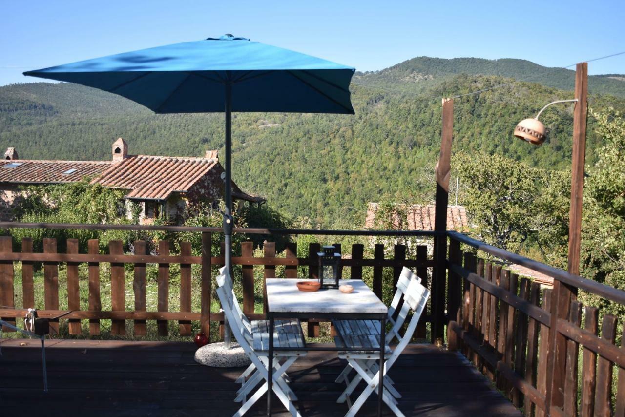 Tenda Glamping Vista Sulla Valle - Podere Di Maggio Santa Fiora Exterior foto